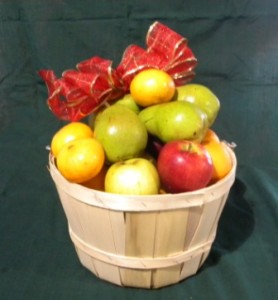 Holiday Fruit Basket at Hintons Orchard and Family Market Farm produce Christmas Thanksgiving