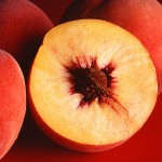 cut peach Peaches